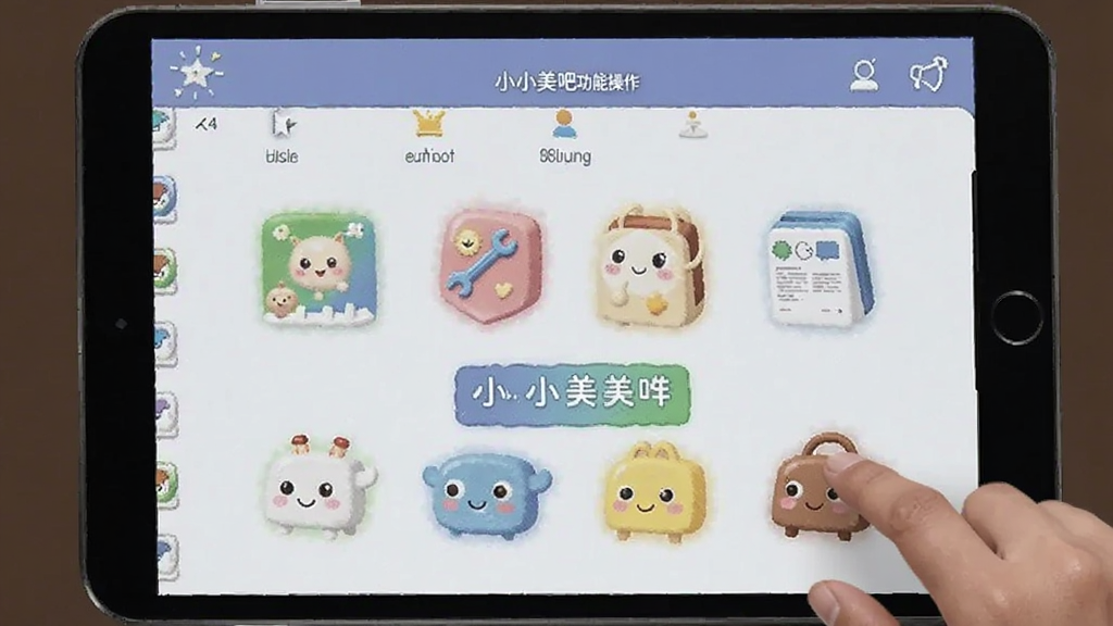 小小美吧功能操作界面