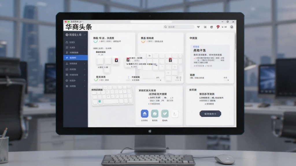 华商头条操作界面展示