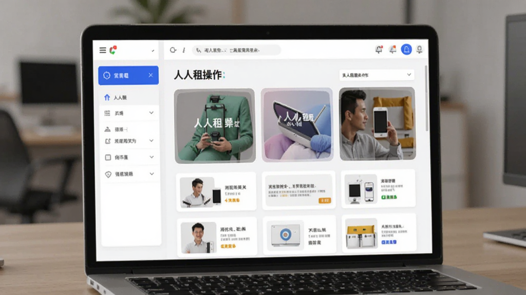 人人租操作界面展示