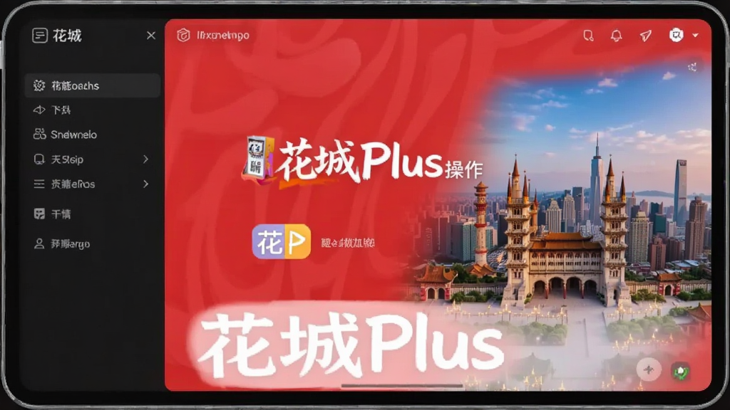 花城Plus功能操作界面