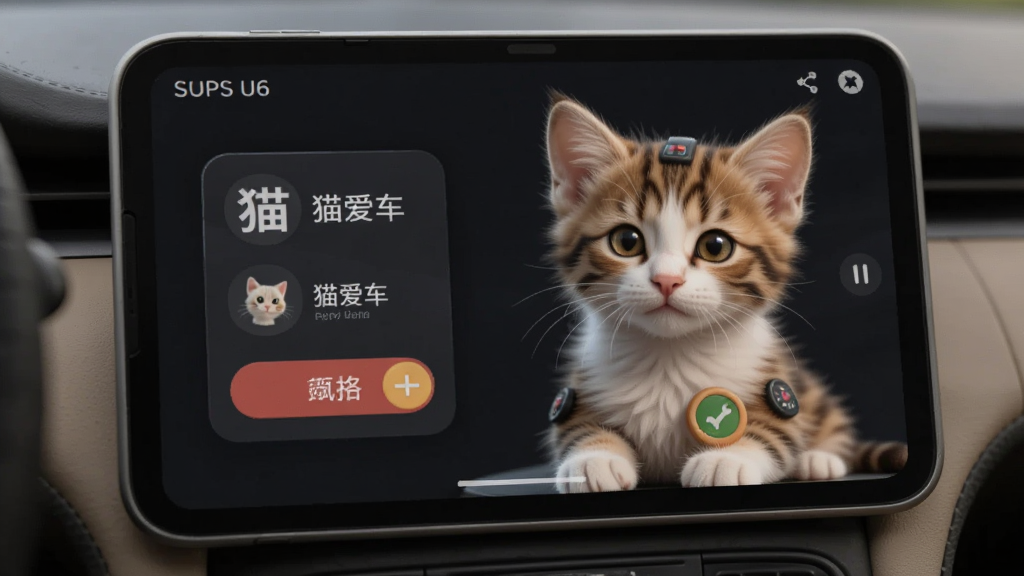 小猫爱车功能操作界面展示