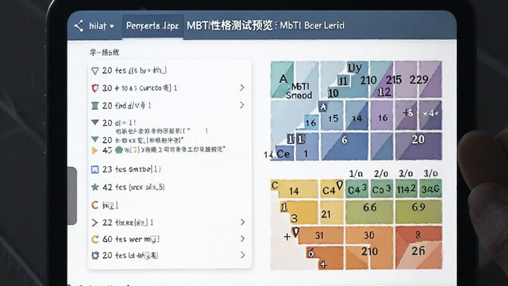 MBTI性格测试预览图