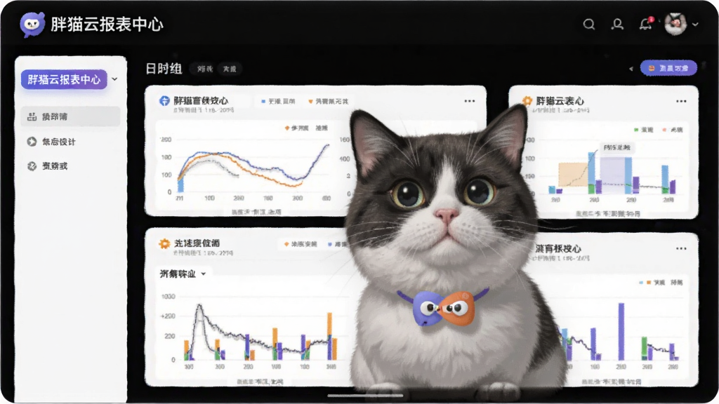 胖猫云报表中心界面